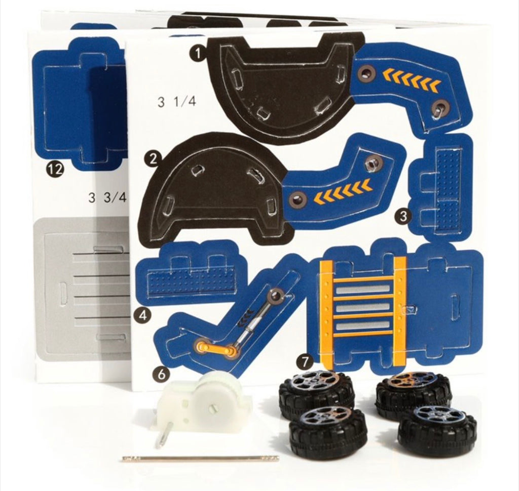 DIY Puzzle Pullback Rakennettava Auto