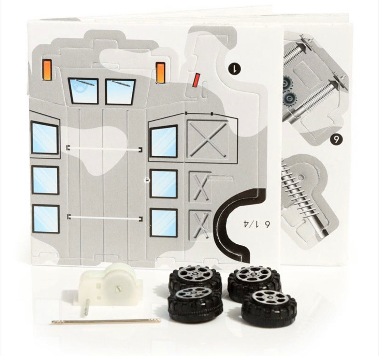 DIY Puzzle Pullback Rakennettava Kamouflage Auto