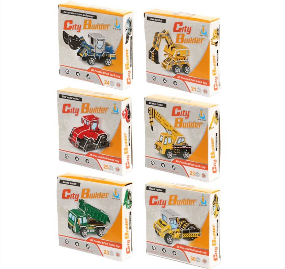 DIY Puzzle Pullback Rakennettava Auto