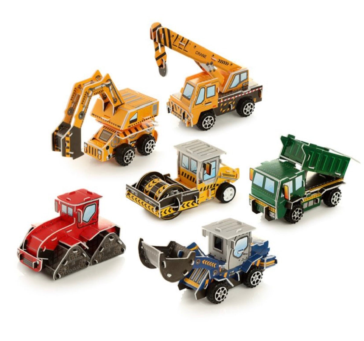 DIY Puzzle Pullback Rakennettava Auto