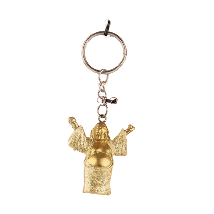 Avaimenperä lucky buddha glitter, kulta