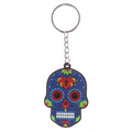 Avaimenperä sugar skull, sininen