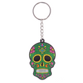 Avaimenperä sugar skull, vihreä