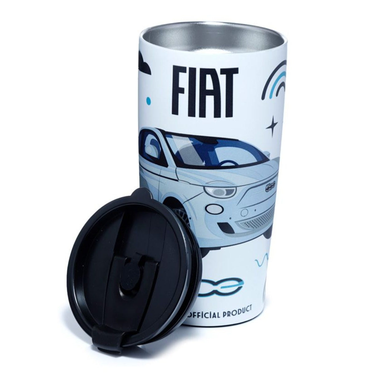 Fiat 500 termosmuki, ruostumaton teräs