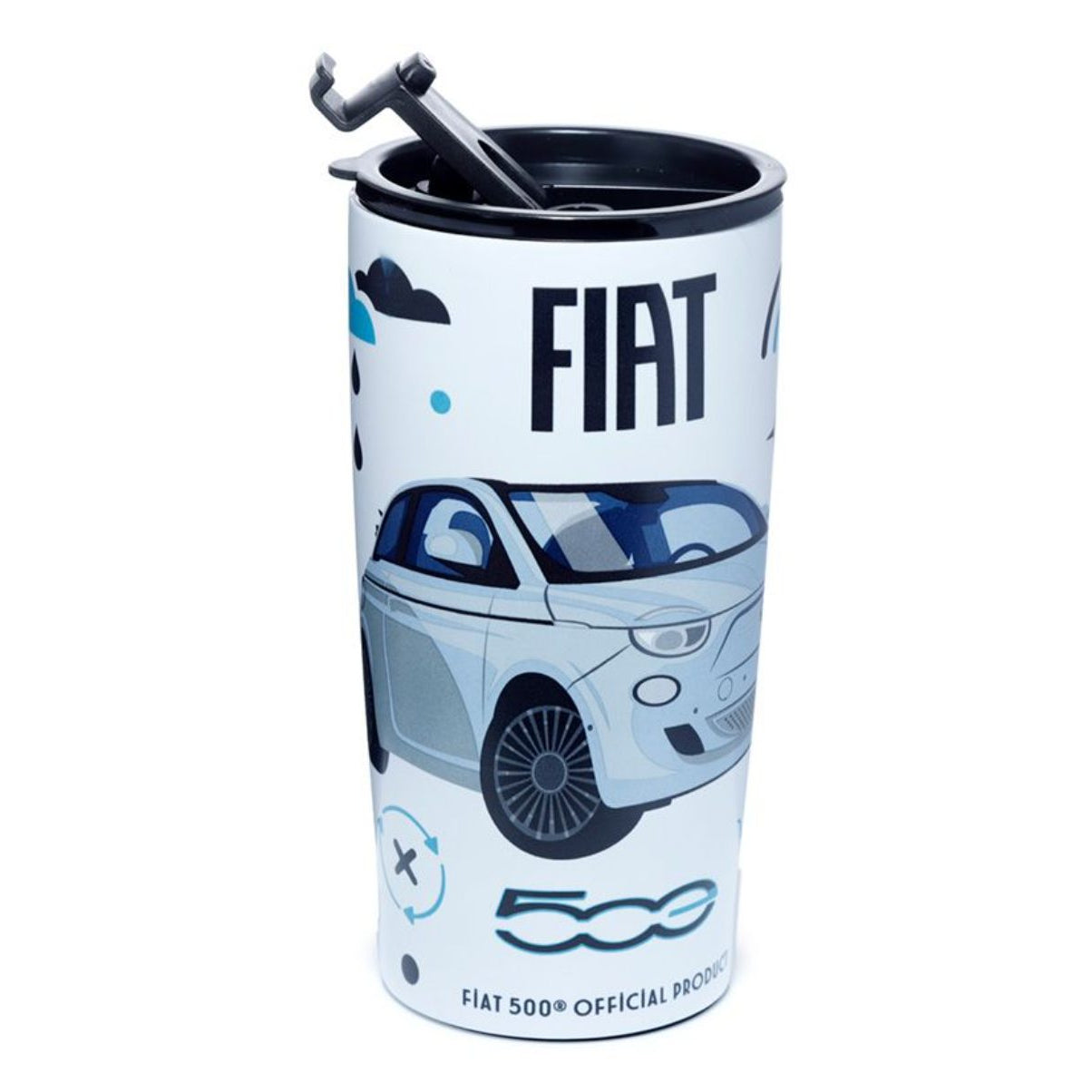 Fiat 500 termosmuki, ruostumaton teräs
