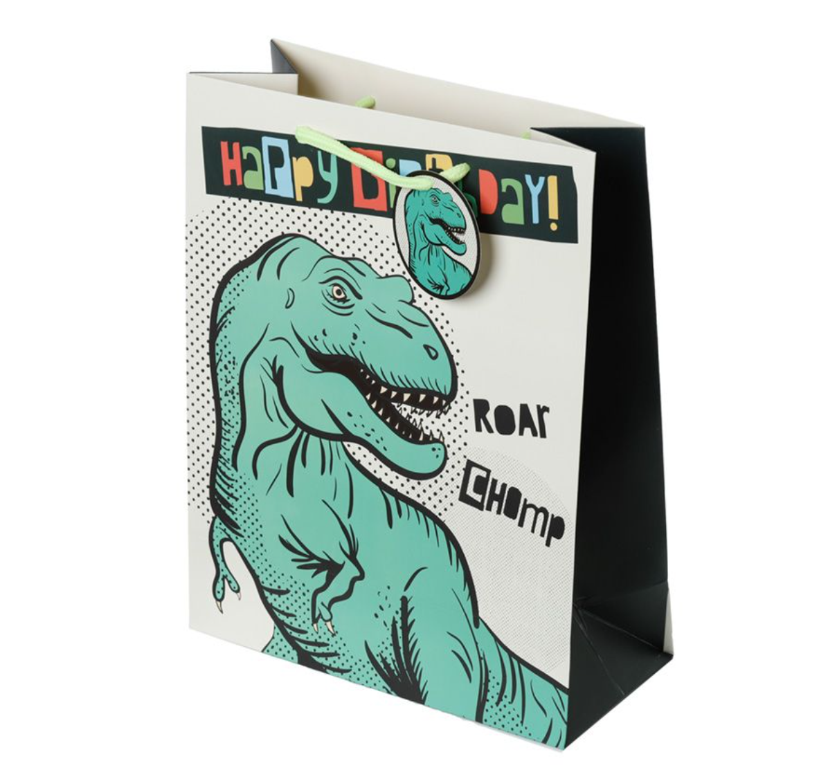 Happy Birthday Dinosaurus Lahjapussi - Iso