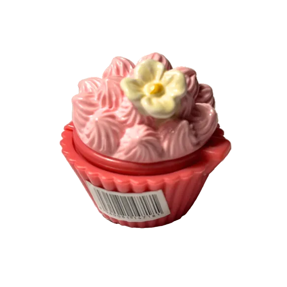 Huulirasva cupcake, kukka