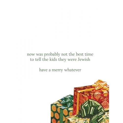 Joulukortti, jewish