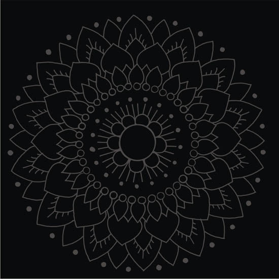 Kaakelitarra, Lotus Musta/musta 6 kpl