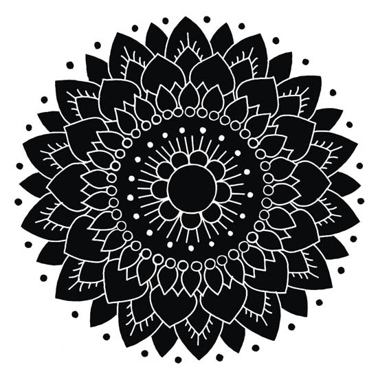 Kaakelitarra, Lotus Musta/Valko 6 kpl