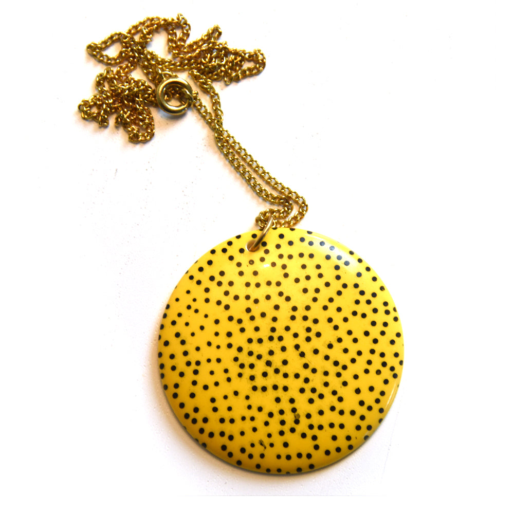 Kaulakoru dots, keltainen