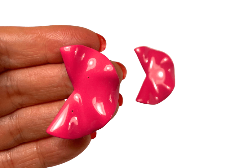 Korvakorut Fortune Cookie, aniliininpunanen