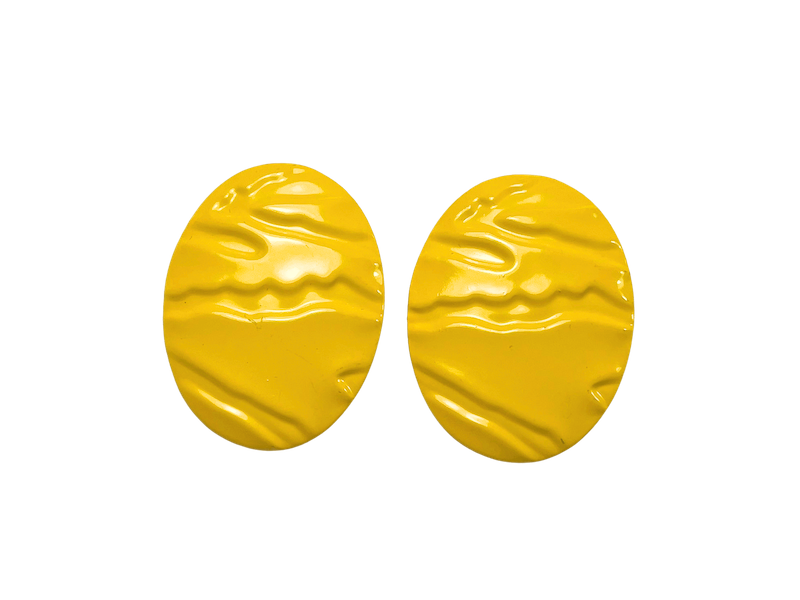 Korvakorut klipsillä, Love shack yellow oval