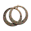Korvakorut retro hoops, liila