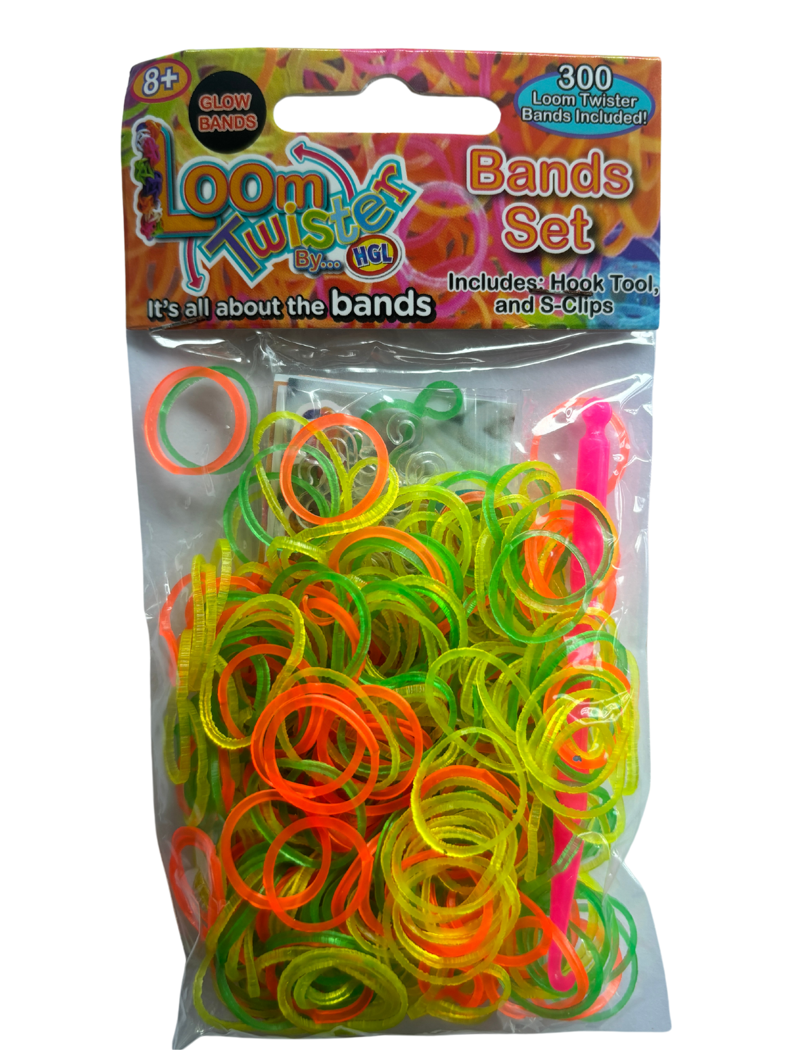 Loom Twister, vaalea neon