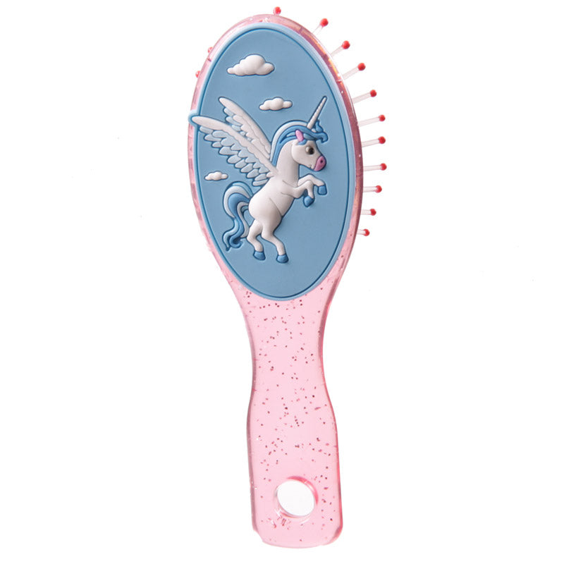 Mini hiusharja, unicorn sininen