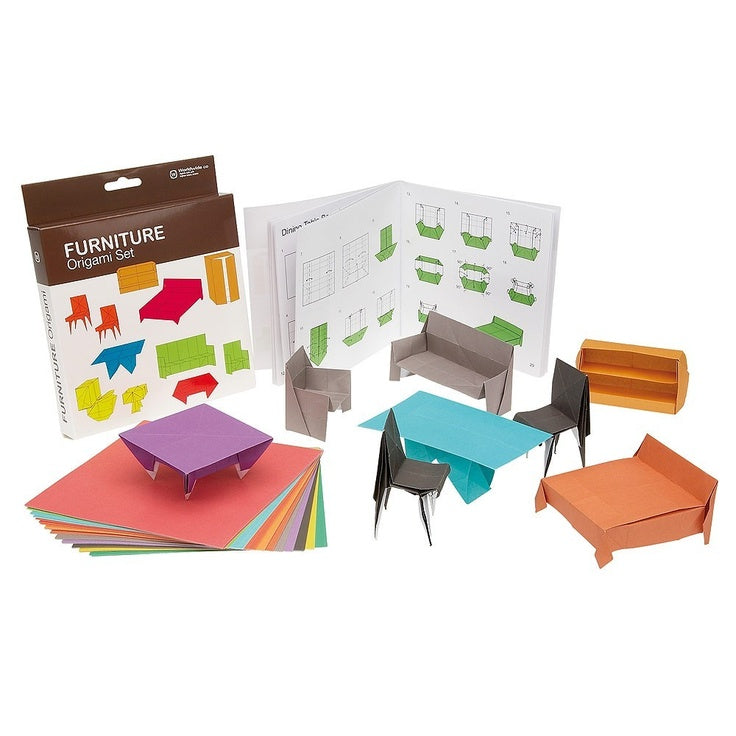 Origami huonekaluja