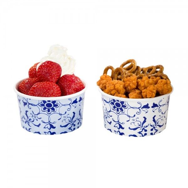Pikarit & lusikat (8 kpl), party porcelain blue