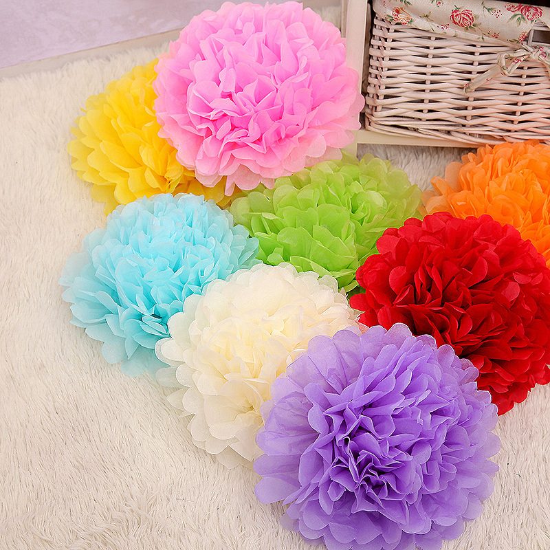 Pom Pom setti värikäs (kolmessa eri koossa)