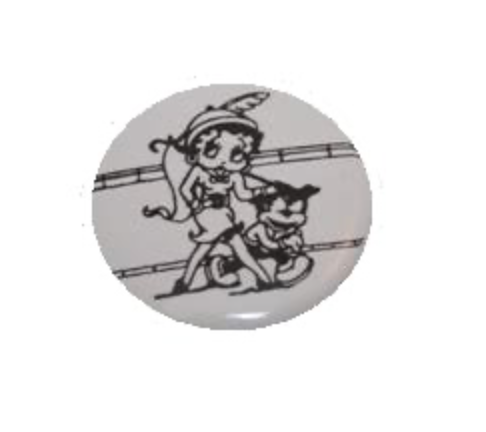 Rintanappi 40mm, betty boop