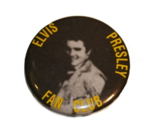 Rintanappi 43mm, elvis fan club black