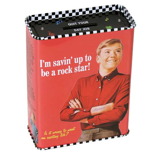 Säästöpossu rock star