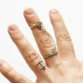 Sormus, Peace w chain silver