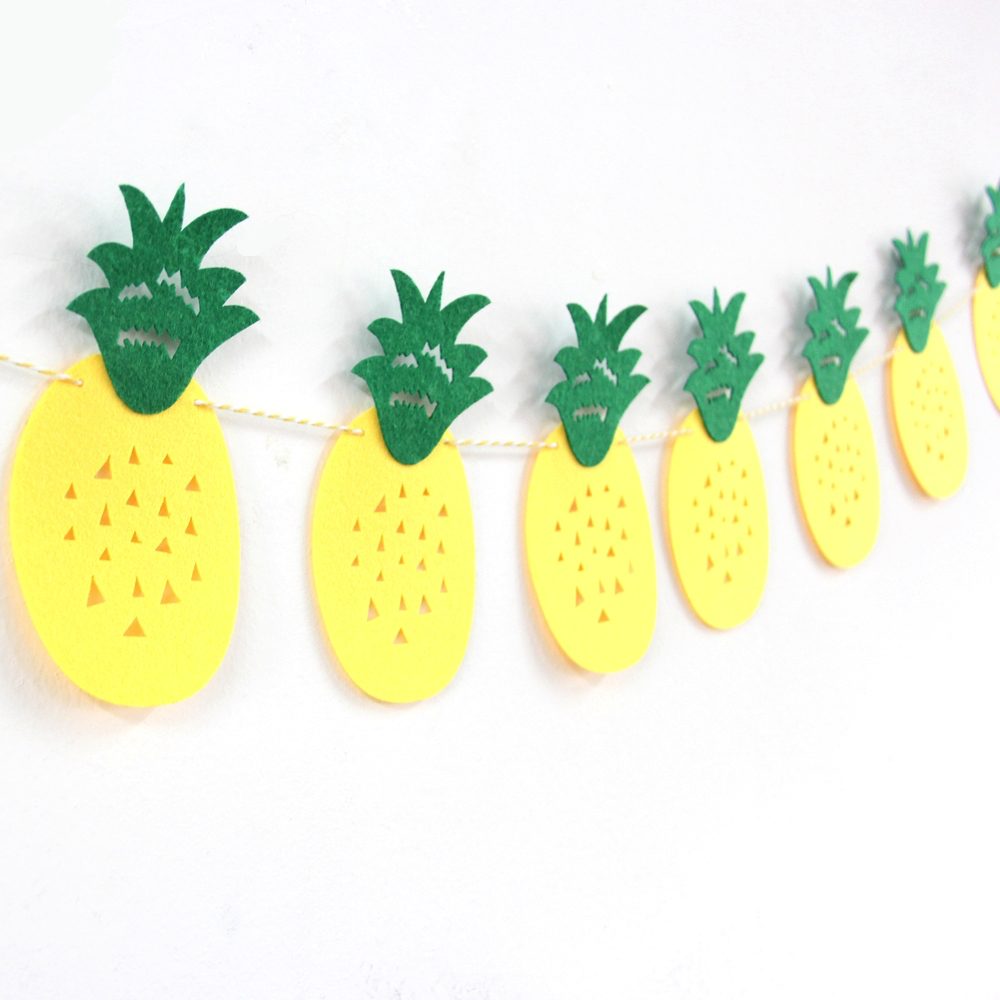 Viirinauha, flamingo & ananas