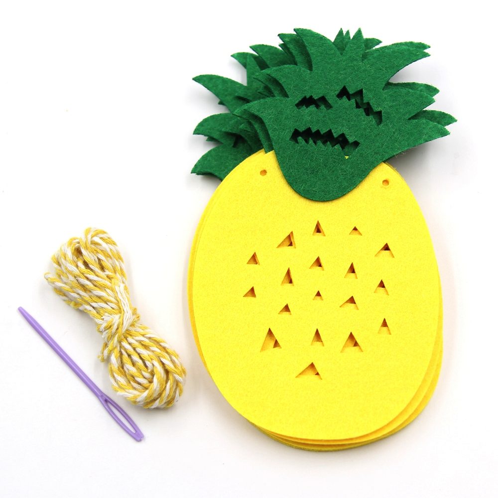 Viirinauha, flamingo & ananas