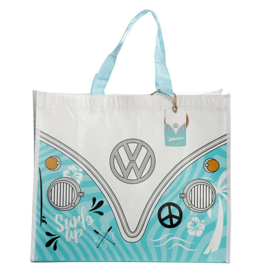 Volkswagen VW T1 camper bus surf adventure ostoskassi tehty kierrätetyistä muovipulloista