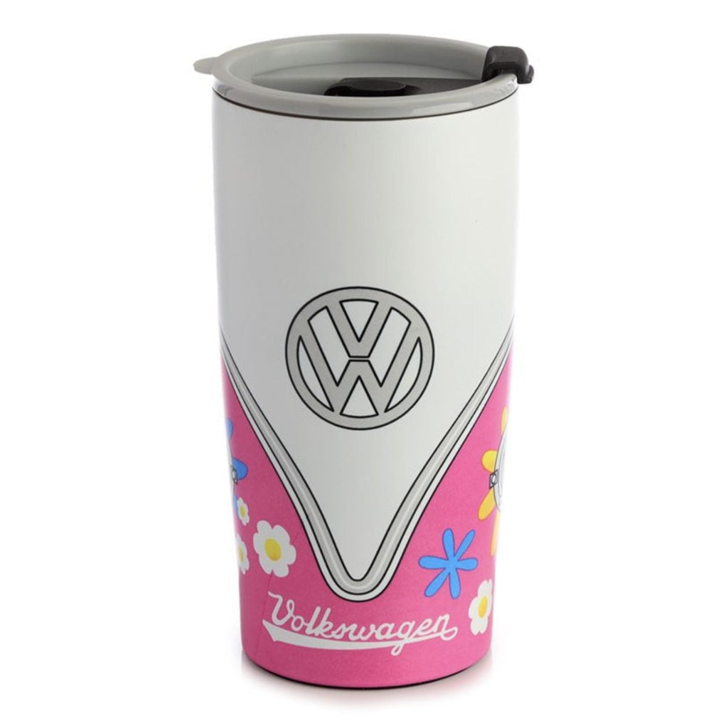 Volkswagen VW T1 camper termosmuki pinkki